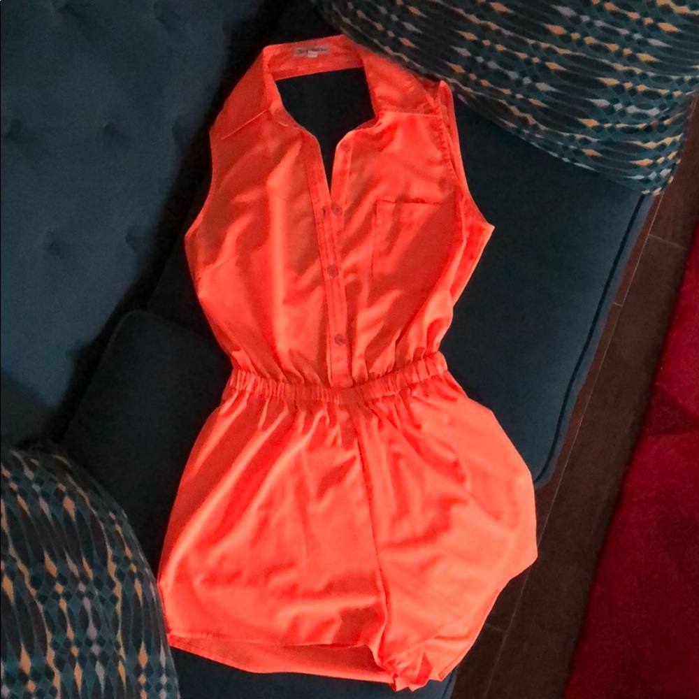 Orange Romper